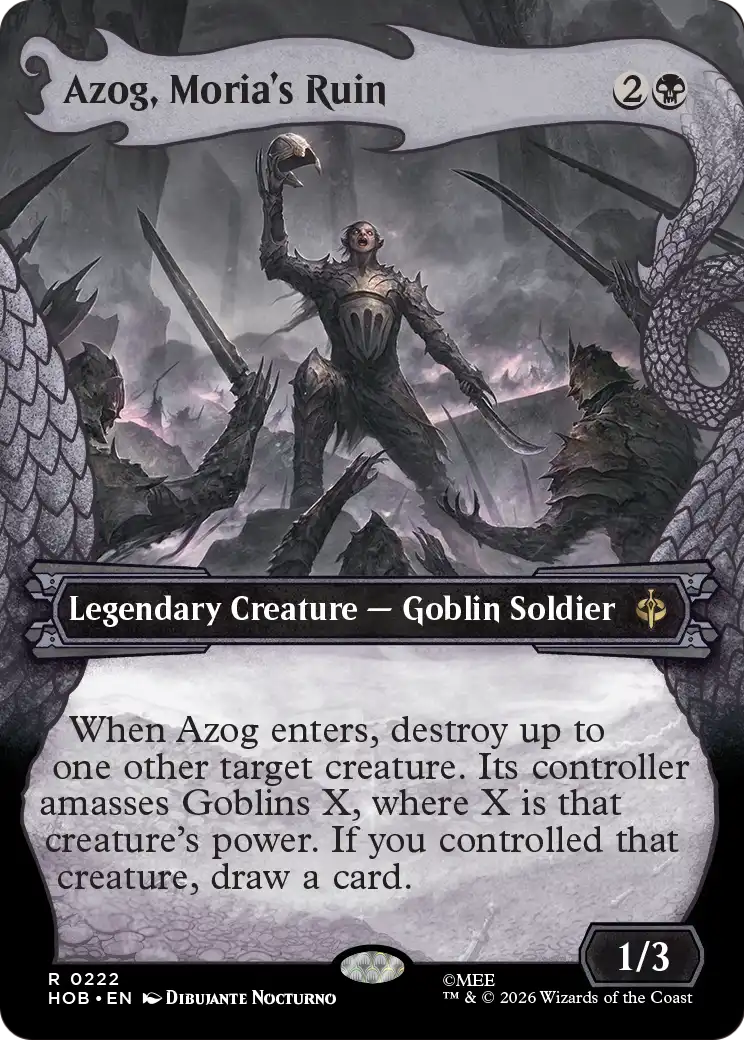 Azog, Moria's Ruin (Showcase) [The Hobbit] | Boutique FDB TCG