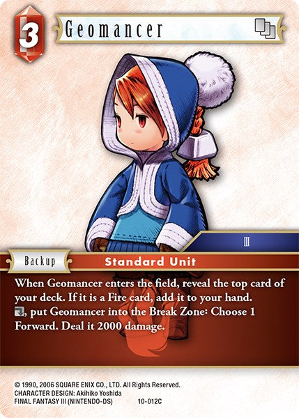 Geomancer (Refia) [Opus X] | Boutique FDB TCG