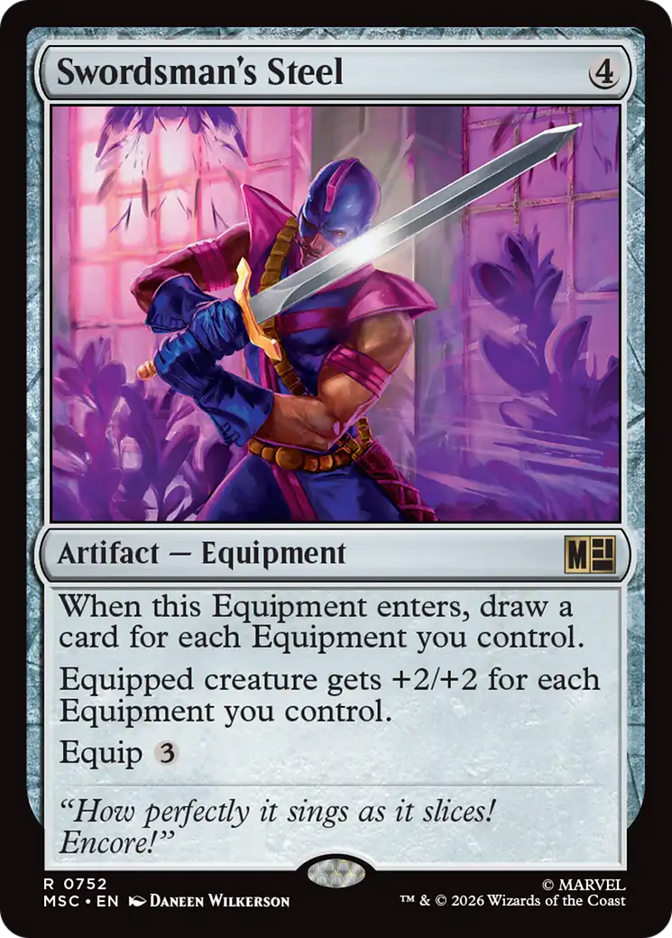 Swordsman's Steel [Marvel Super Heroes Commander] | Boutique FDB TCG