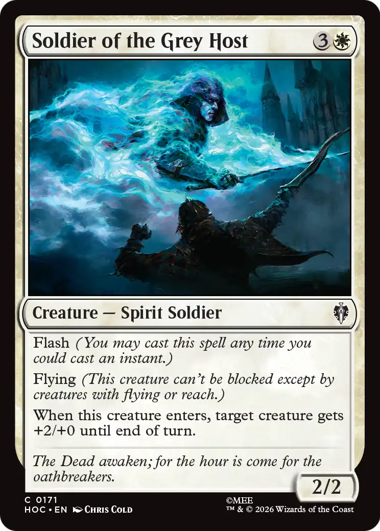 Soldier of the Grey Host [The Hobbit: Eternal-Legal] | Boutique FDB TCG