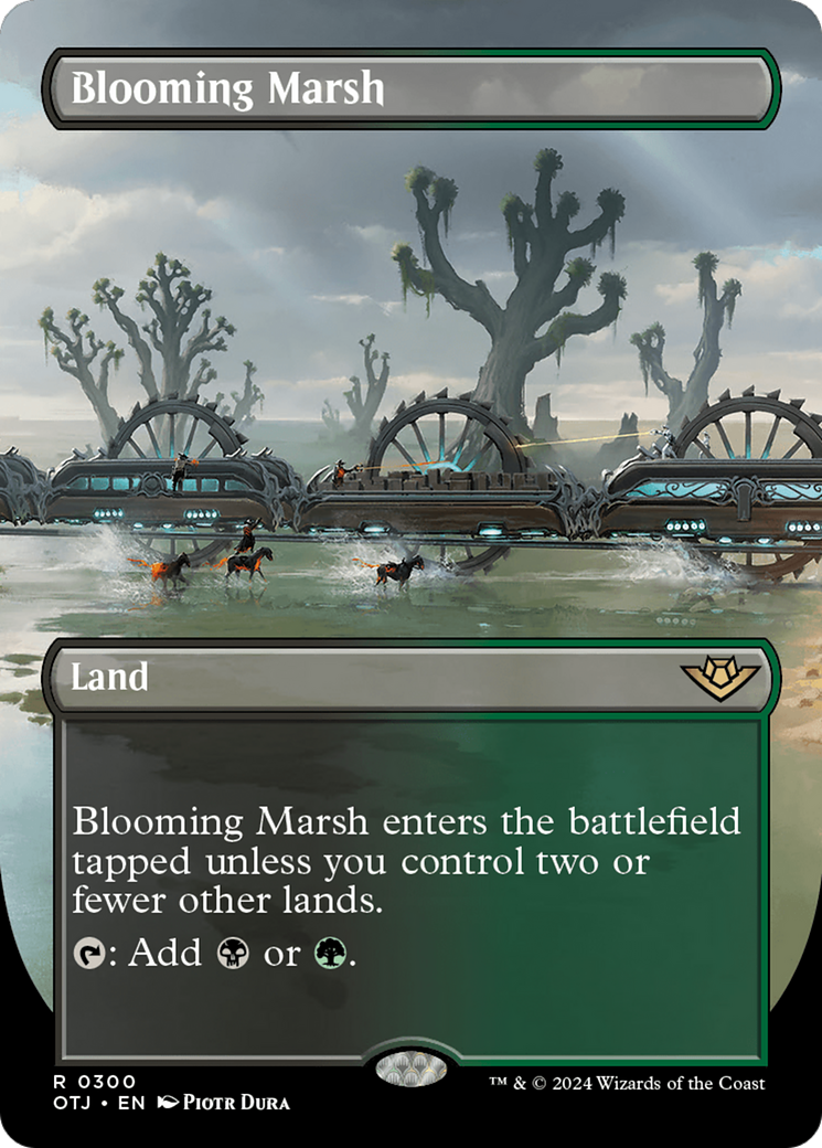 Blooming Marsh (Borderless) [Outlaws of Thunder Junction] | Boutique FDB TCG