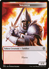 Copy // Soldier Double-Sided Token (Surge Foil) [Marvel Super Heroes Commander Tokens] | Boutique FDB TCG