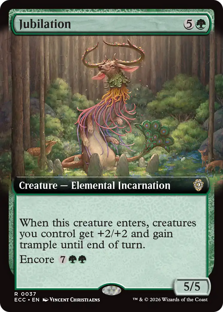 Jubilation (Extended Art) [Lorwyn Eclipsed Commander] | Boutique FDB TCG