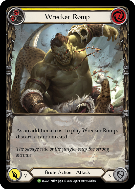 Wrecker Romp (Yellow) [LGS021] (Promo)  Rainbow Foil | Boutique FDB TCG