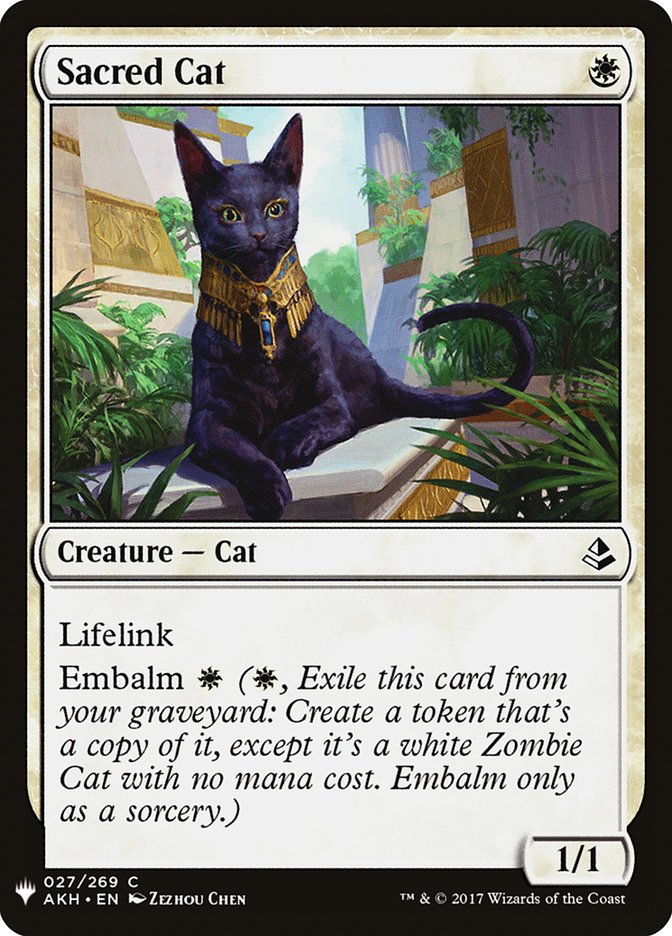 Sacred Cat [Mystery Booster] | Boutique FDB TCG