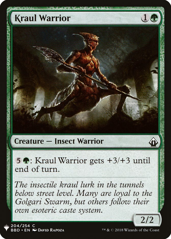 Kraul Warrior [Mystery Booster] | Boutique FDB TCG