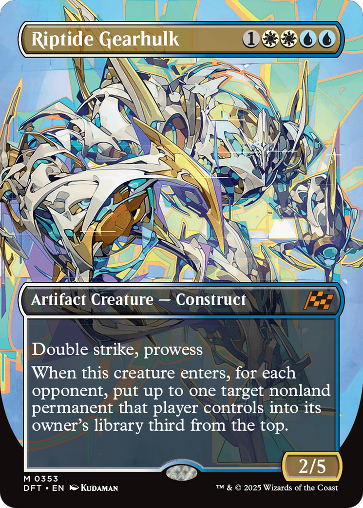 Riptide Gearhulk (Borderless) [Aetherdrift] | Boutique FDB TCG