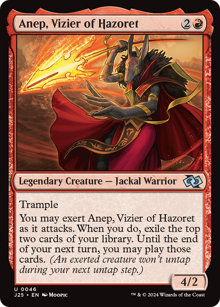 Anep, Vizier of Hazoret (Anime) [Foundations Jumpstart] | Boutique FDB TCG