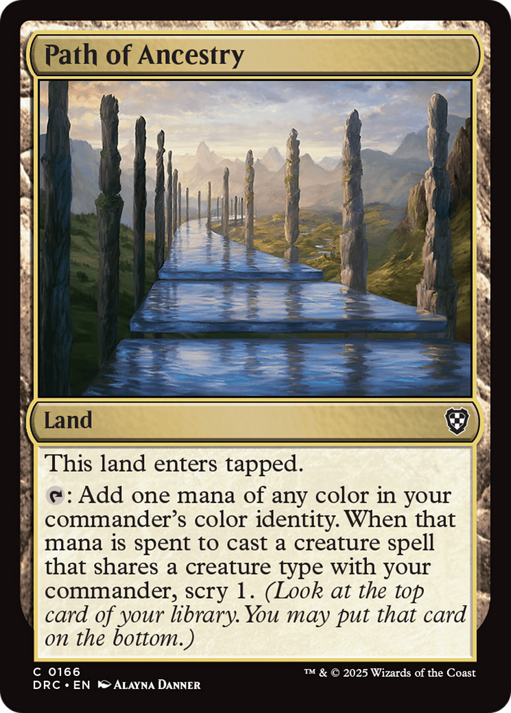 Path of Ancestry (0166) [Aetherdrift Commander] | Boutique FDB TCG