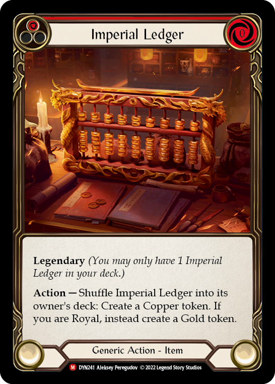 Imperial Ledger [DYN241] (Dynasty)  Rainbow Foil | Boutique FDB TCG