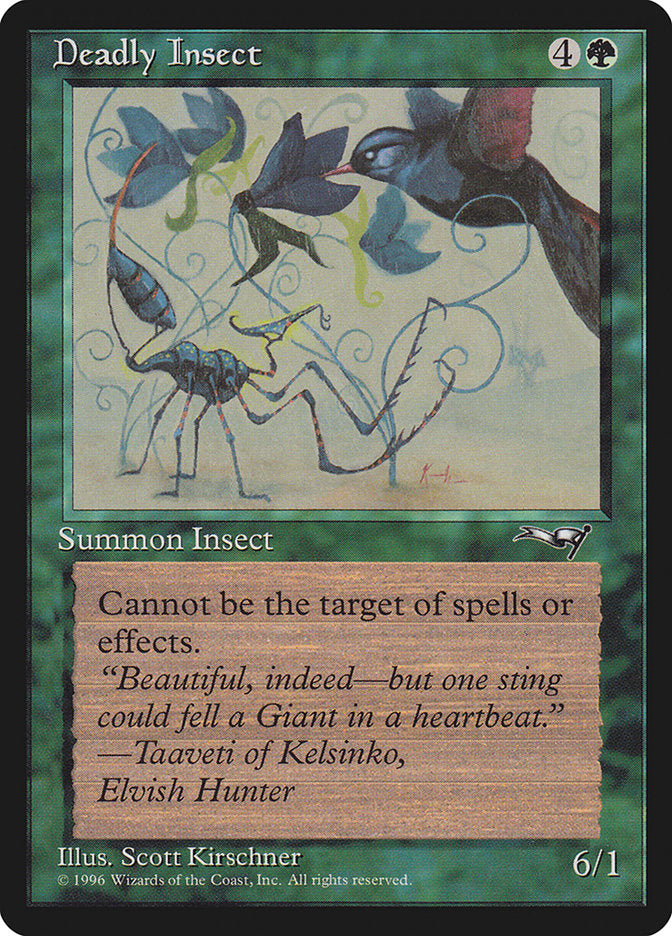 Deadly Insect (Bird Art) [Alliances] | Boutique FDB TCG