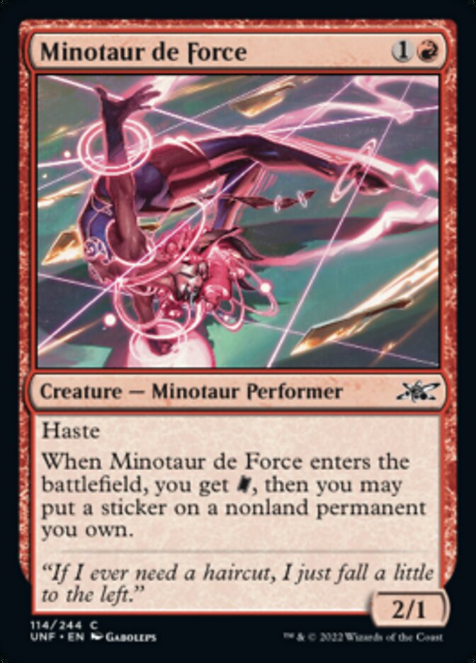 Minotaur de Force [Unfinity] | Boutique FDB TCG