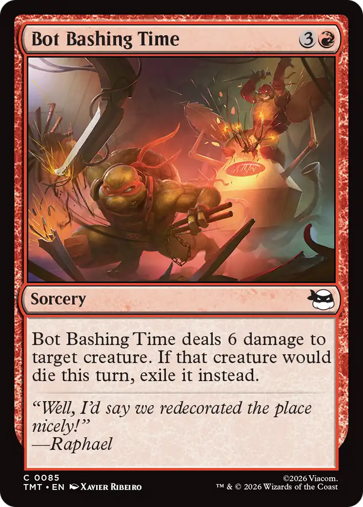 Bot Bashing Time [Teenage Mutant Ninja Turtles] | Boutique FDB TCG