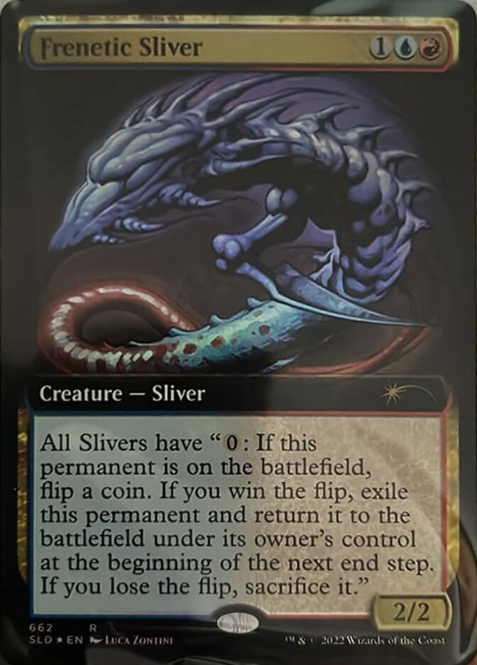 Frenetic Sliver (Extended Art) [Secret Lair Drop Promos] | Boutique FDB TCG
