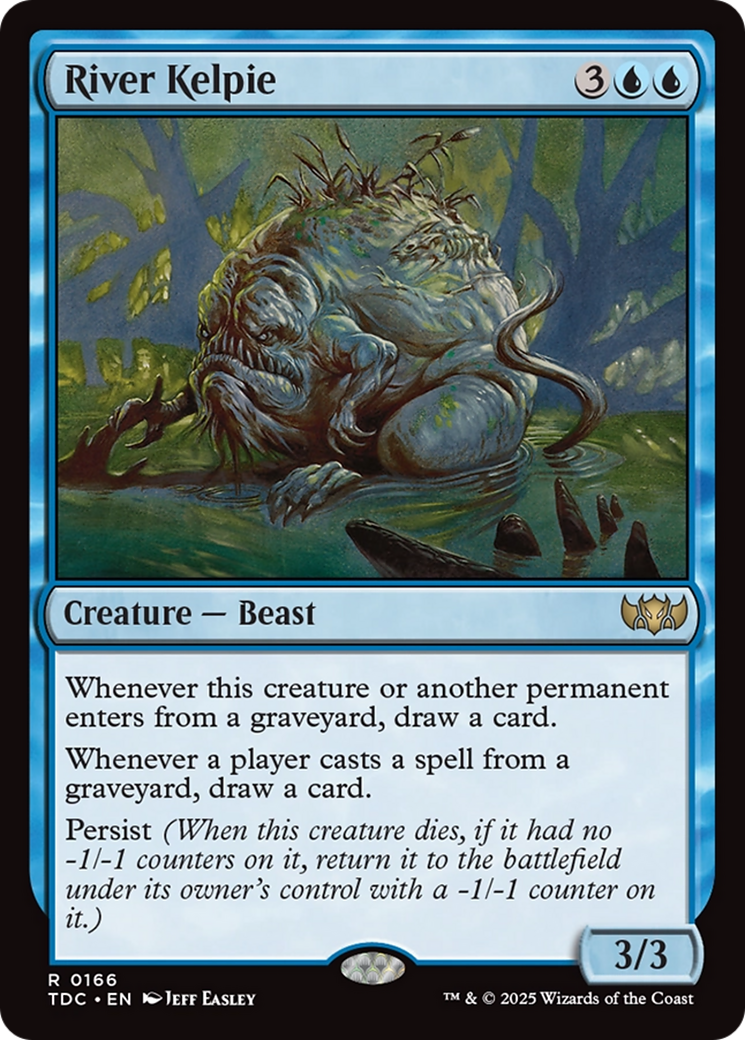 River Kelpie [Tarkir: Dragonstorm Commander] | Boutique FDB TCG