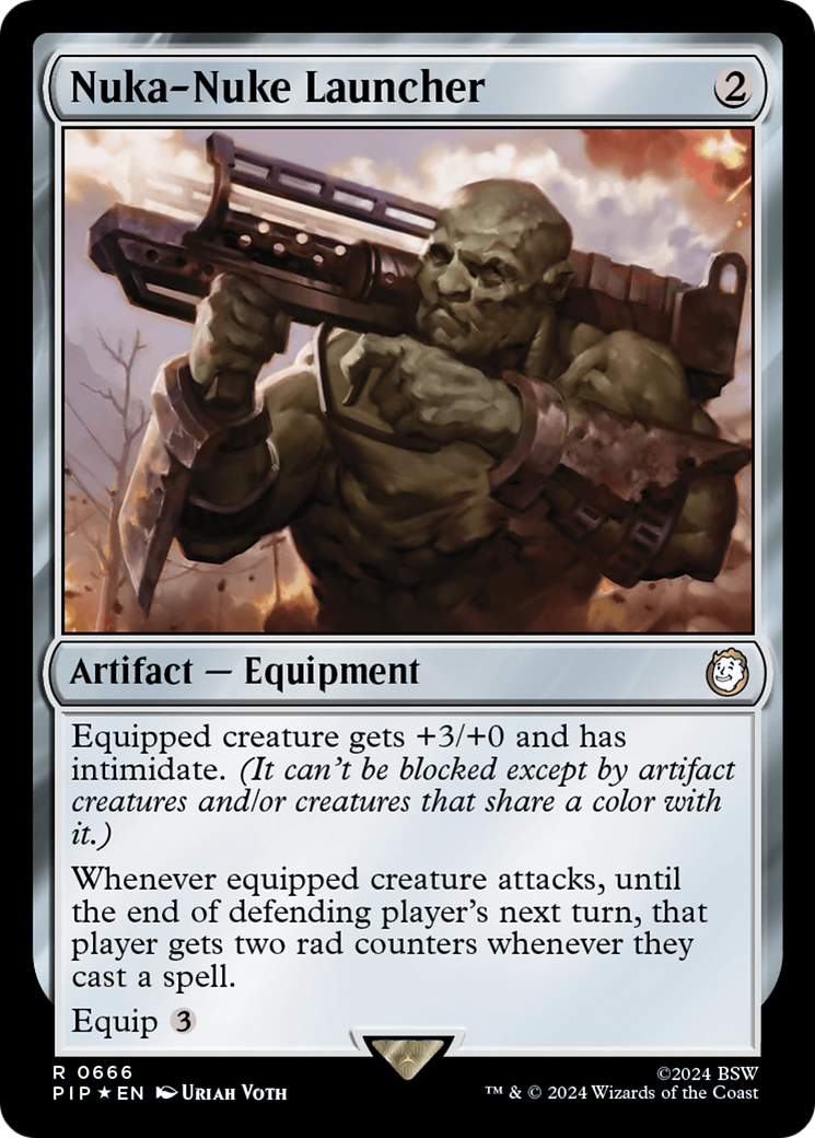 Nuka-Nuke Launcher (Surge Foil) [Fallout] | Boutique FDB TCG