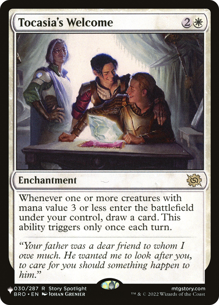 Tocasia's Welcome [The List] | Boutique FDB TCG
