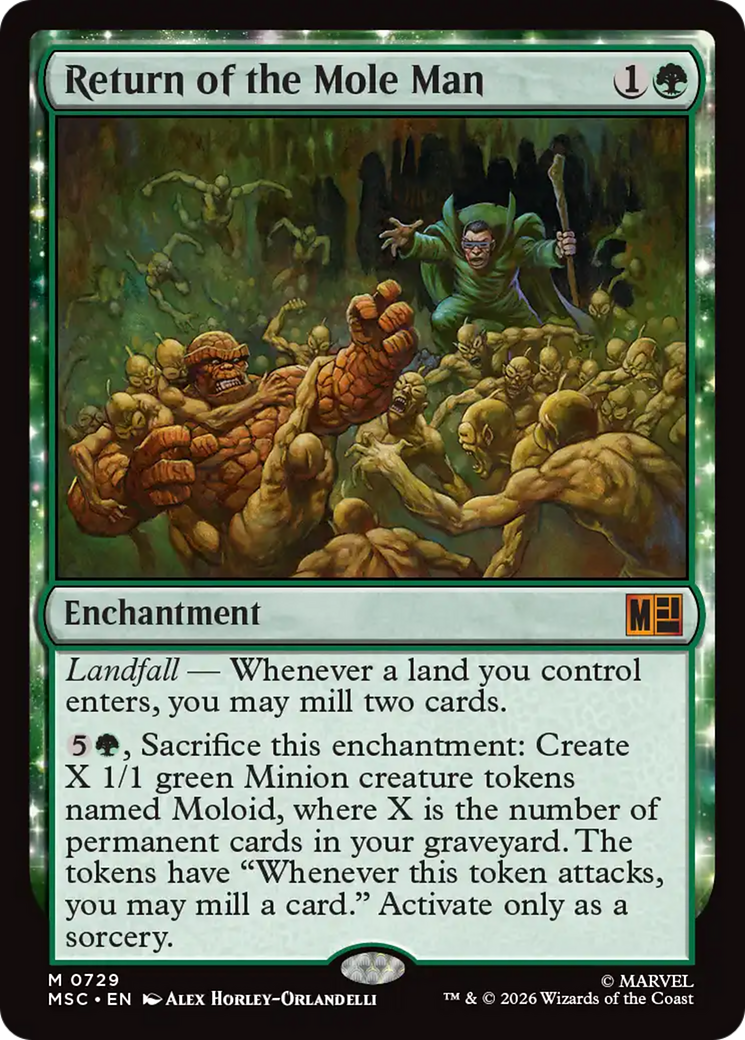 Return of the Mole Man [Marvel Super Heroes Commander] | Boutique FDB TCG