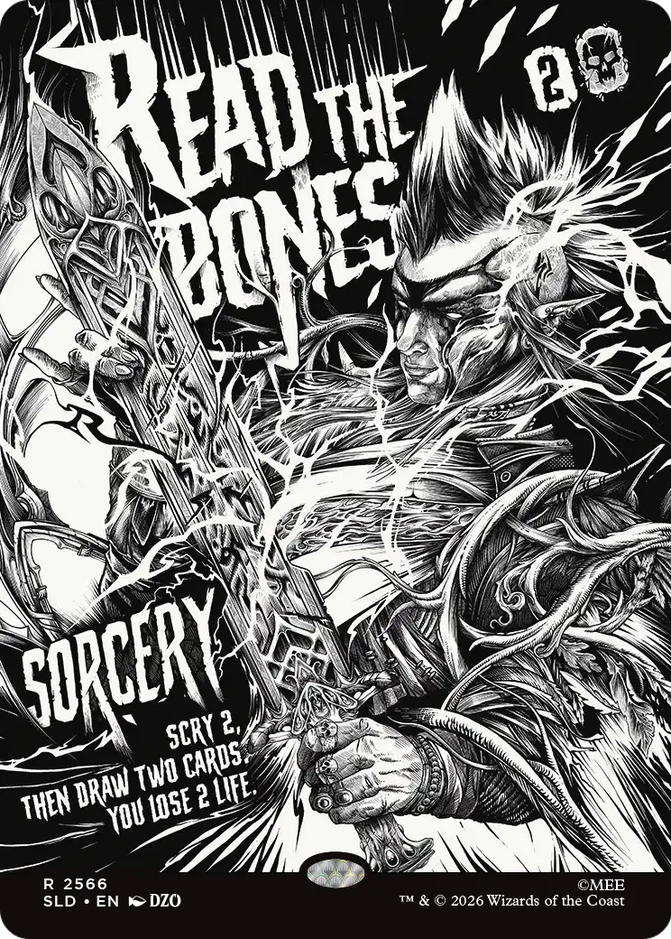 Read the Bones (2566) [Secret Lair Drop Series] | Boutique FDB TCG