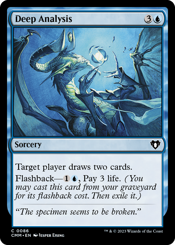 Deep Analysis [Commander Masters] | Boutique FDB TCG