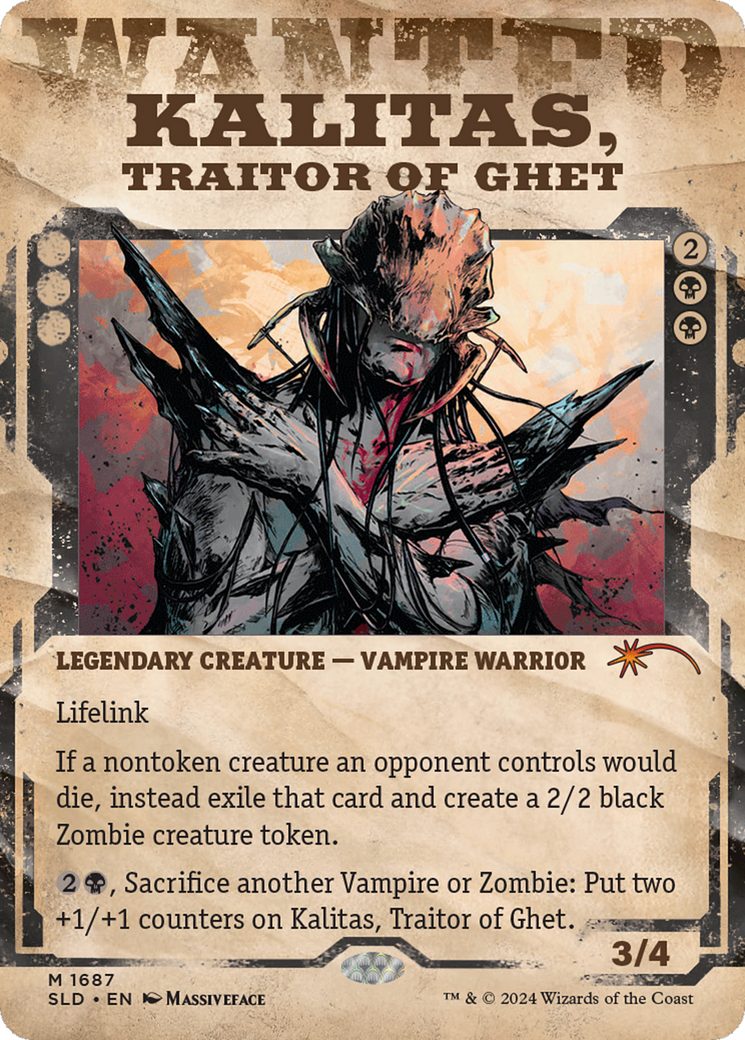 Kalitas, Traitor of Ghet [Secret Lair Drop Series] | Boutique FDB TCG