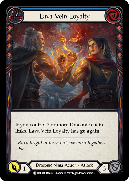 Lava Vein Loyalty (Blue) [UPR071] (Uprising) | Boutique FDB TCG