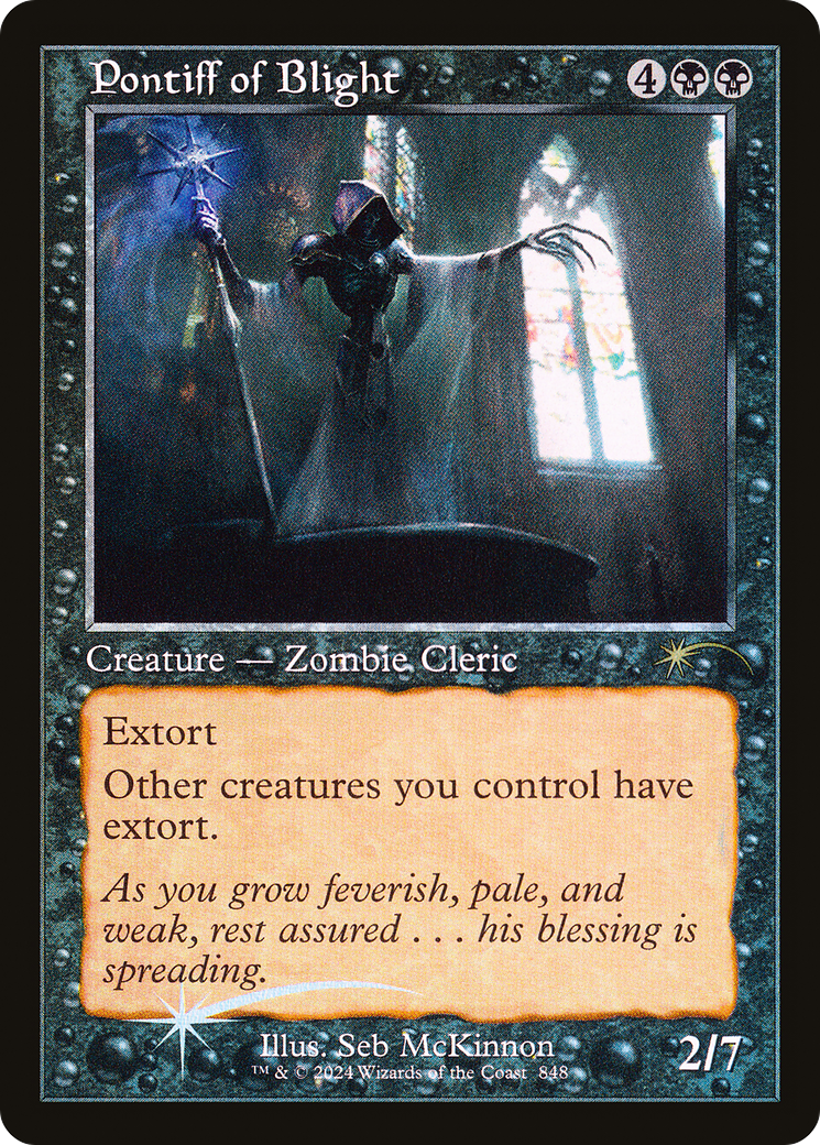 Pontiff of Blight (Retro Frame) [Secret Lair Drop Series] | Boutique FDB TCG