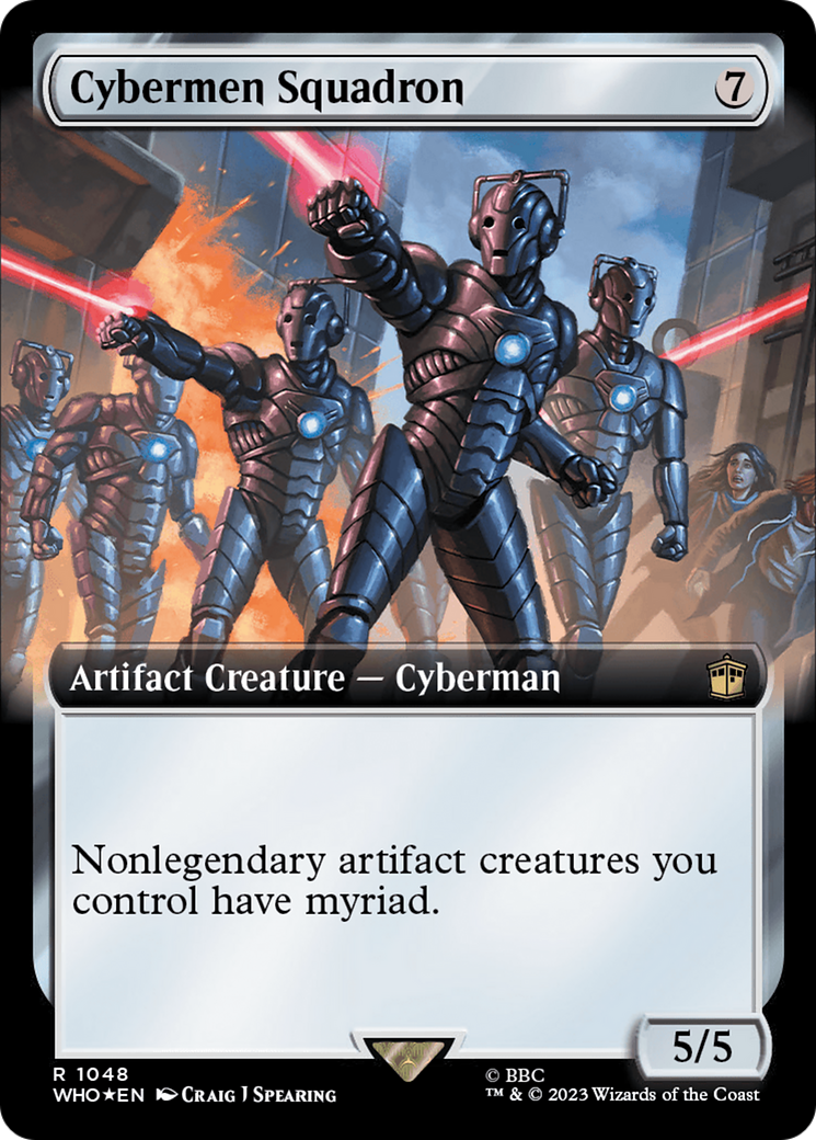 Cybermen Squadron (Extended Art) (Surge Foil) [Doctor Who] | Boutique FDB TCG