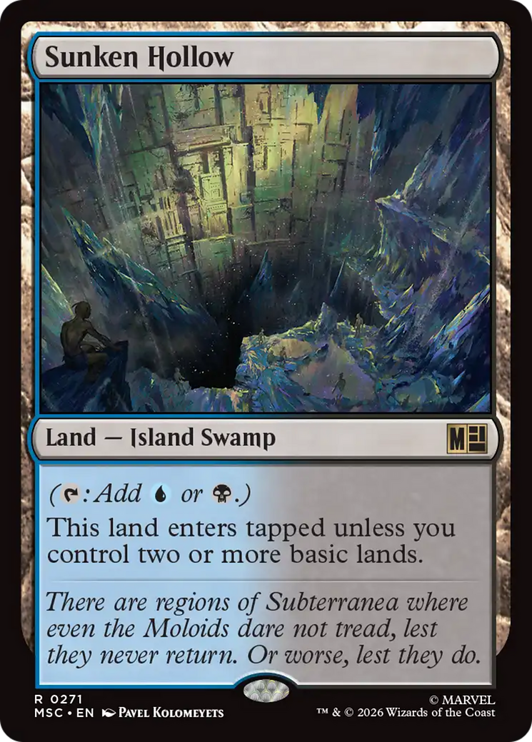 Sunken Hollow [Marvel Super Heroes Commander] | Boutique FDB TCG