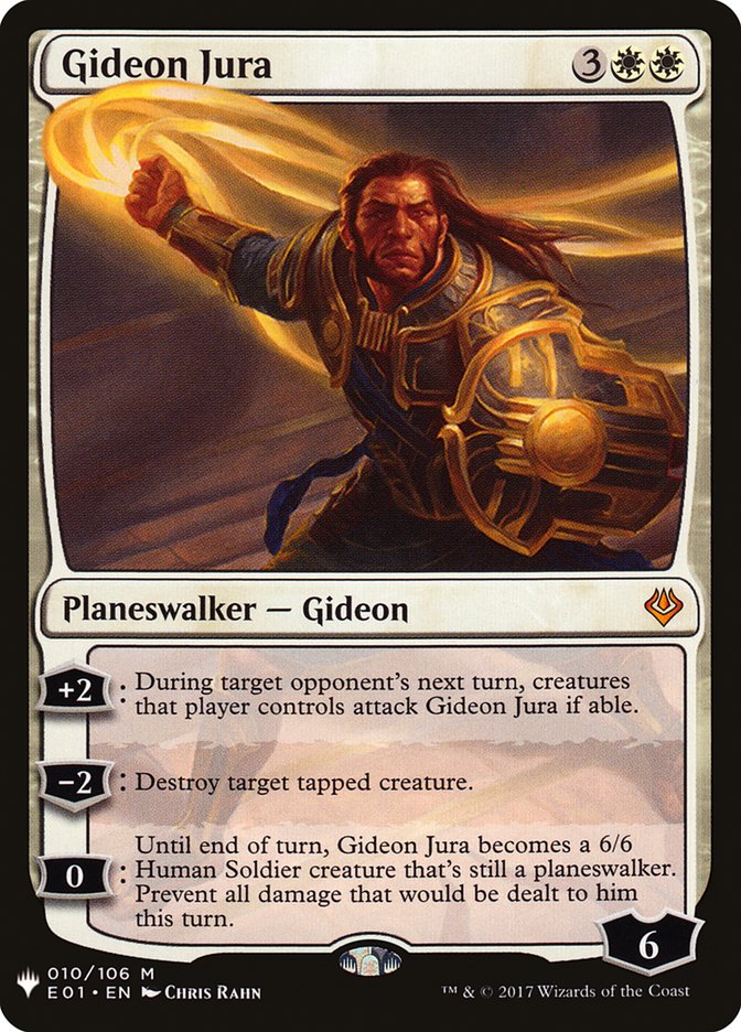 Gideon Jura [The List] | Boutique FDB TCG