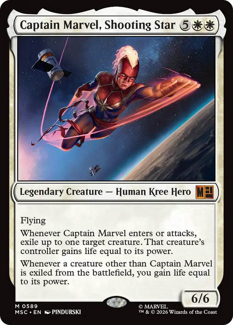 Captain Marvel, Shooting Star [Marvel Super Heroes Commander] | Boutique FDB TCG