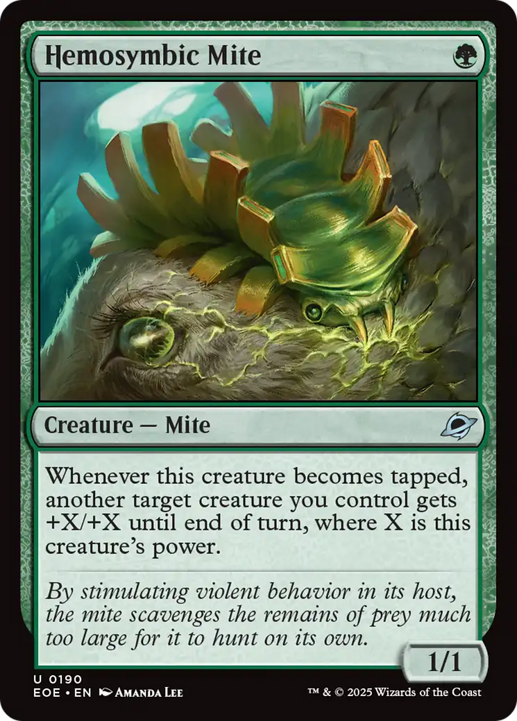 Hemosymbic Mite [Edge of Eternities] | Boutique FDB TCG