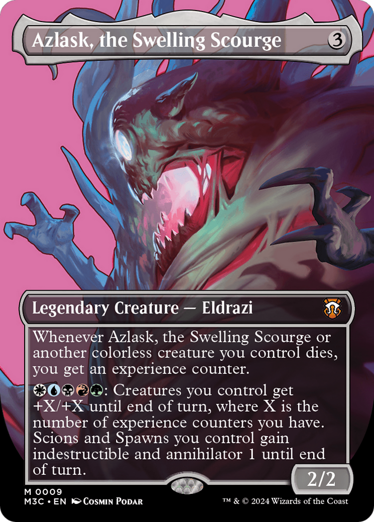 Azlask, the Swelling Scourge (Borderless) [Modern Horizons 3 Commander] | Boutique FDB TCG