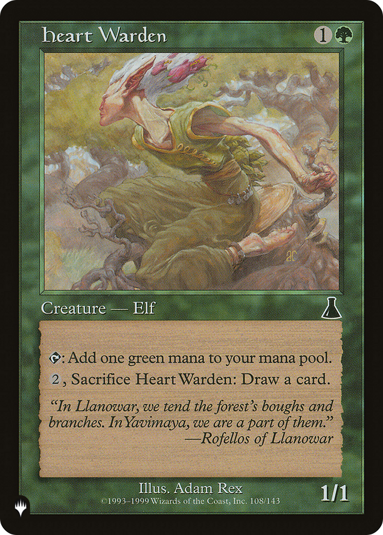 Heart Warden [The List Reprints] | Boutique FDB TCG