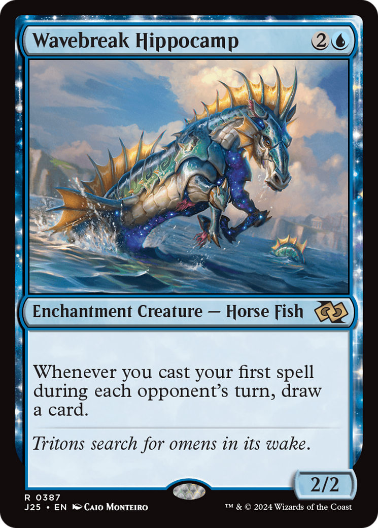 Wavebreak Hippocamp [Foundations Jumpstart] | Boutique FDB TCG