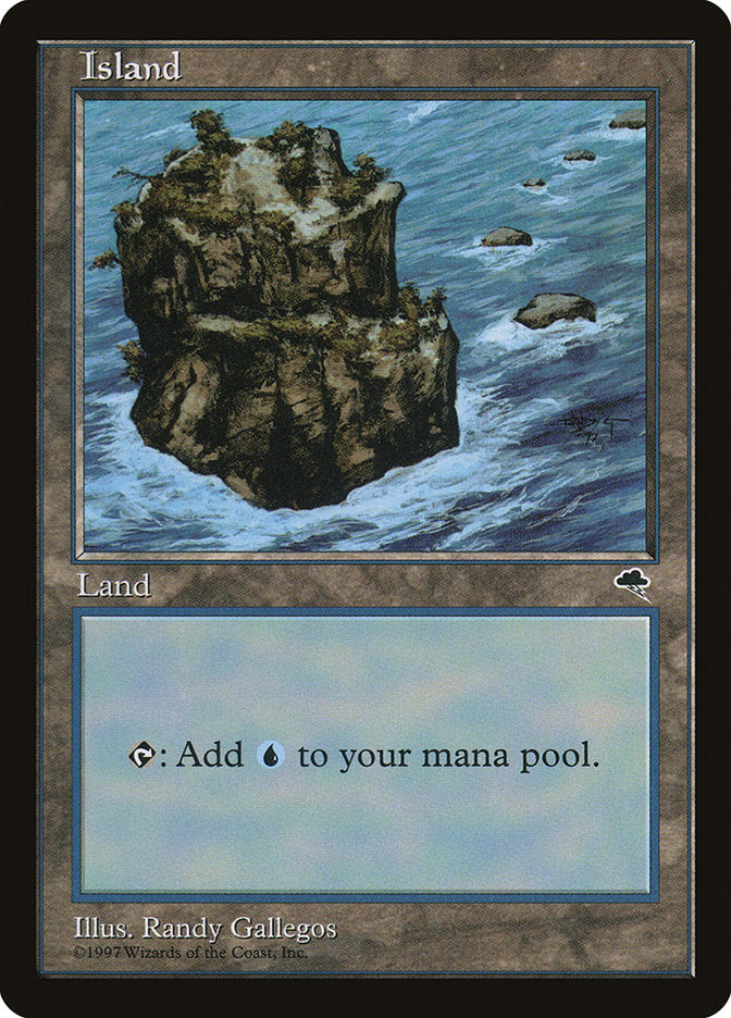 Island (Signature on Right / No Sky) [Tempest] | Boutique FDB TCG