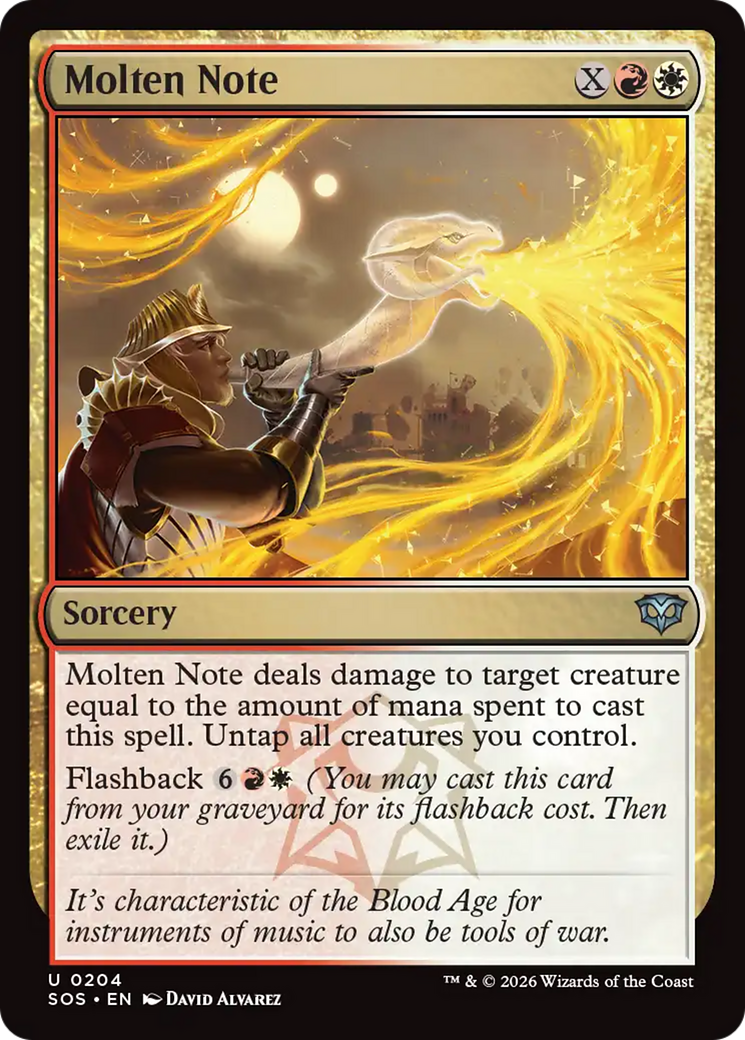 Molten Note [Secrets of Strixhaven] | Boutique FDB TCG