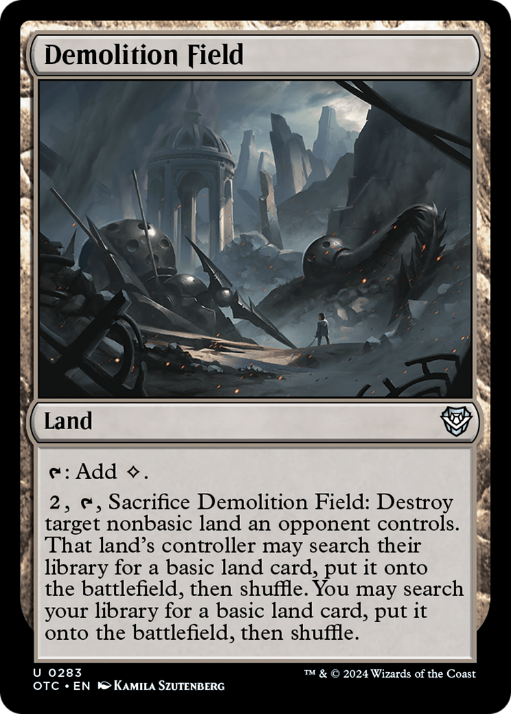 Demolition Field [Outlaws of Thunder Junction Commander] | Boutique FDB TCG