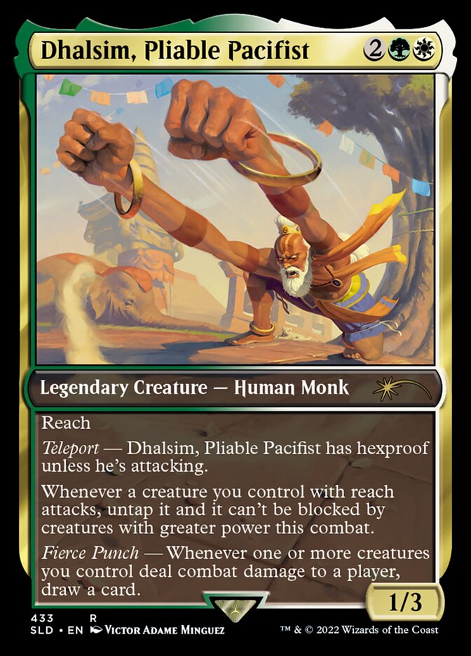 Dhalsim, Pliable Pacifist [Secret Lair Drop Series] | Boutique FDB TCG