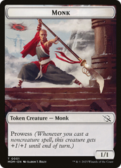 Monk // Phyrexian Saproling Double-Sided Token [March of the Machine Tokens] | Boutique FDB TCG