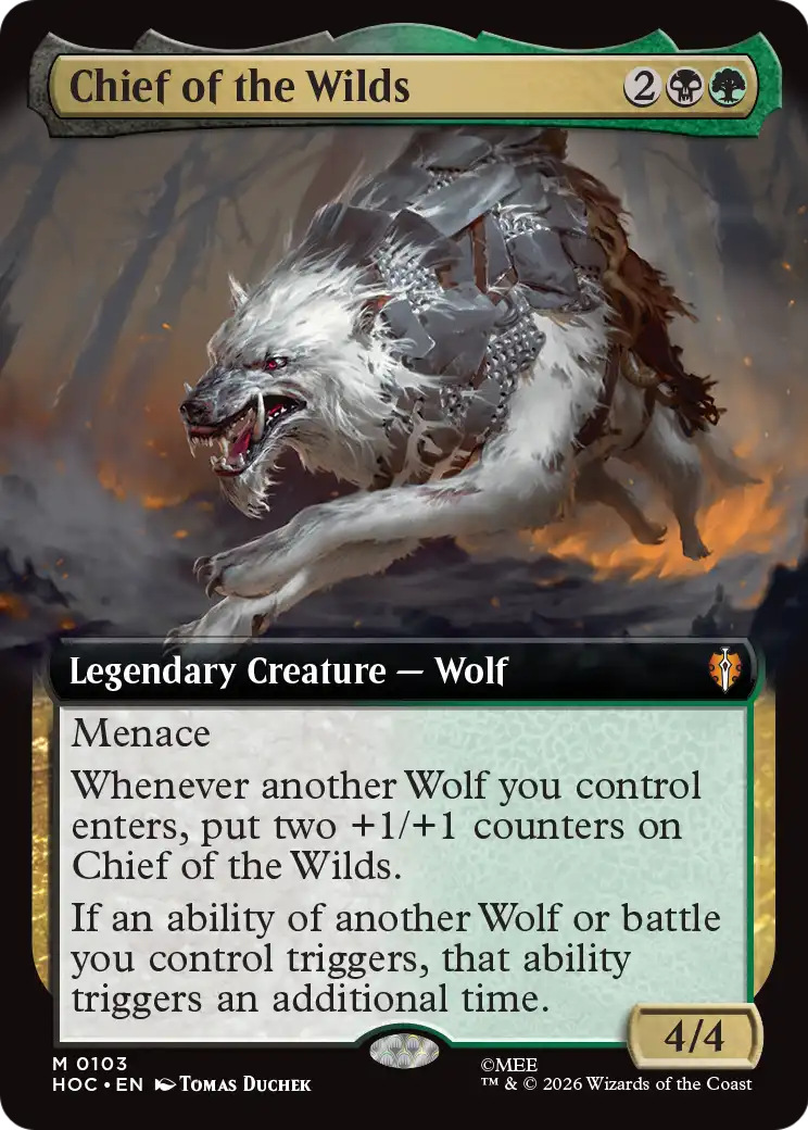 Chief of the Wilds (Extended Art) [The Hobbit: Eternal-Legal] | Boutique FDB TCG