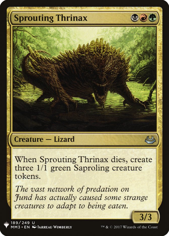 Sprouting Thrinax [Mystery Booster] | Boutique FDB TCG