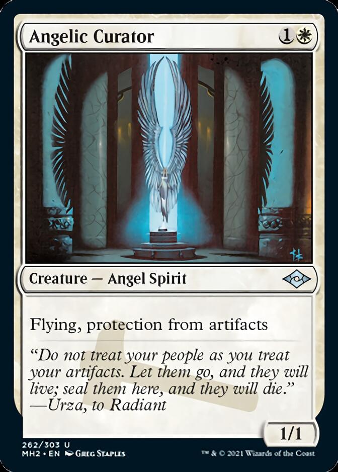 Angelic Curator (Foil Etched) [Modern Horizons 2] | Boutique FDB TCG