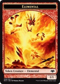 Elemental (008) // Bear (011) Double-Sided Token [Modern Horizons Tokens] | Boutique FDB TCG