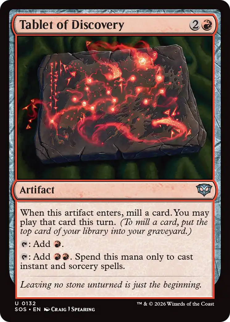 Tablet of Discovery [Secrets of Strixhaven] | Boutique FDB TCG