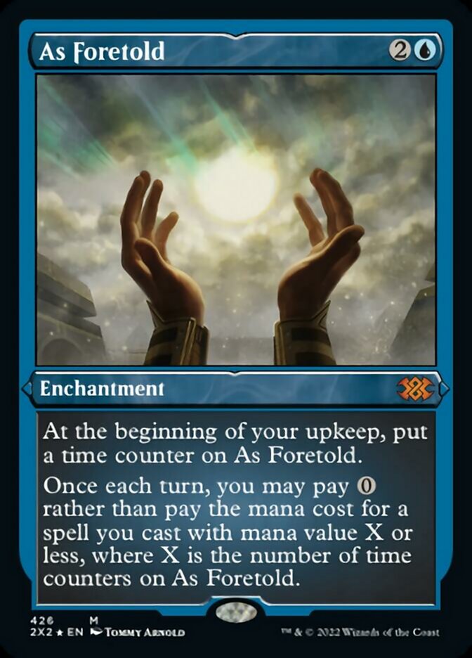 As Foretold (Foil Etched) [Double Masters 2022] | Boutique FDB TCG