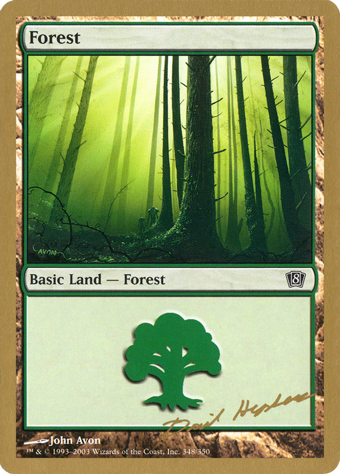 Forest (dh348) (Dave Humpherys) [World Championship Decks 2003] | Boutique FDB TCG