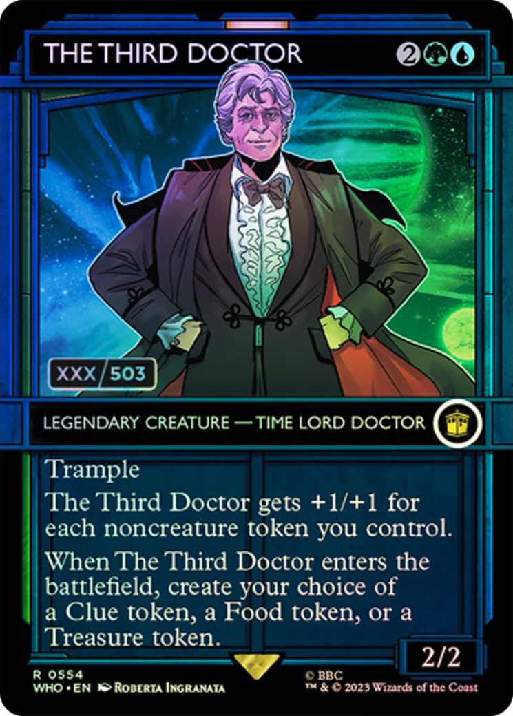 The Third Doctor (Serial Numbered) [Doctor Who] | Boutique FDB TCG