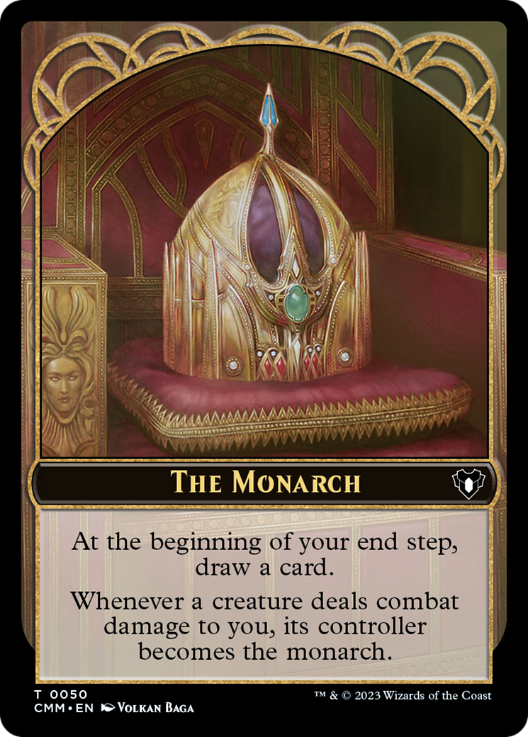 Copy (54) // The Monarch Double-Sided Token [Commander Masters Tokens] | Boutique FDB TCG