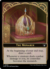 The Monarch // Dwarf Berserker Double-Sided Token [Commander Masters Tokens] | Boutique FDB TCG